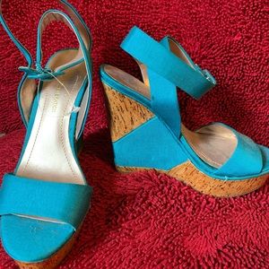 BCBGeneration Teal size 6 Wedges